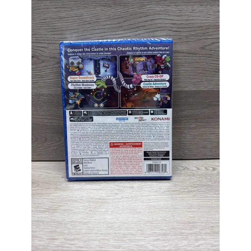 PS5 Super Crazy Rhythm Castle (Sony Playstation 5) Ps5 New/ Factory Sealed